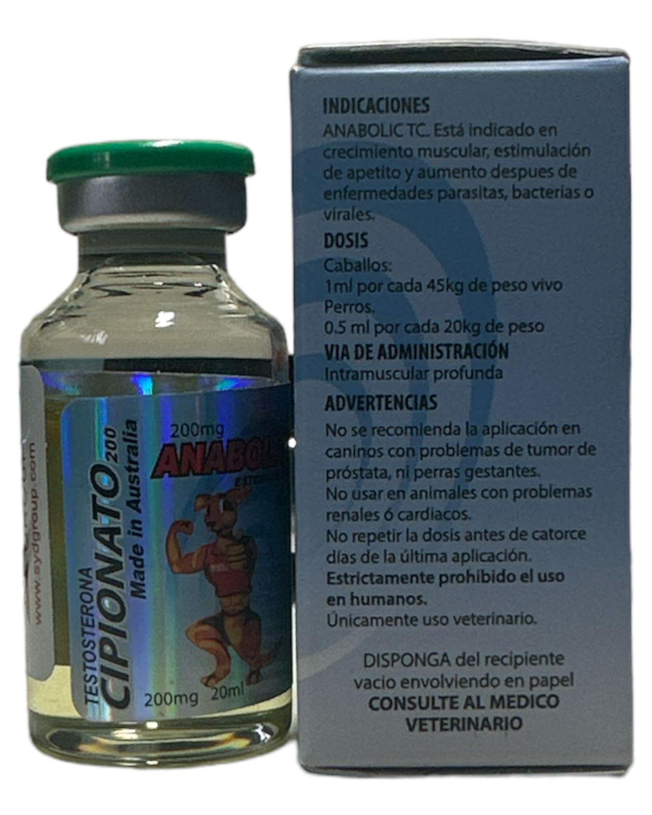 Cipionate 200 - 20 mL - Insumos Agropecuarios Hdez Leal