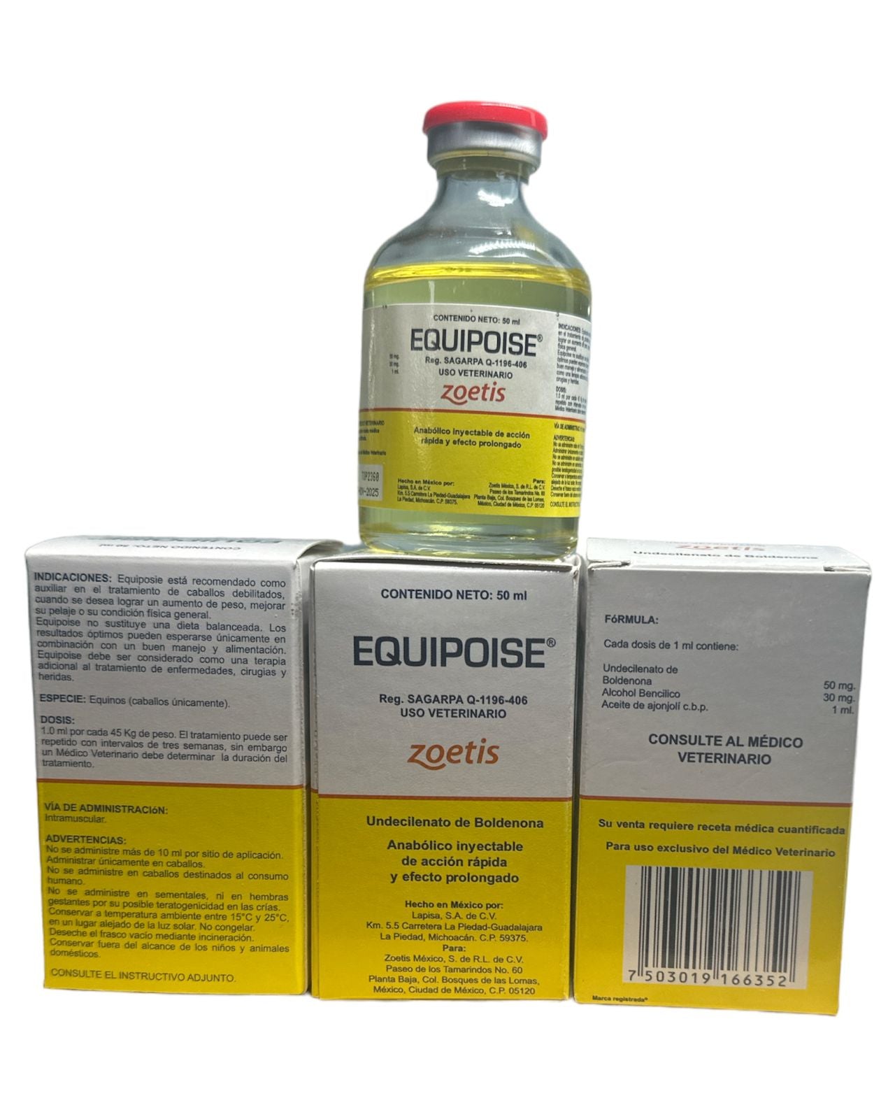 Equipoise 50 mL - Insumos Agropecuarios Hdez Leal