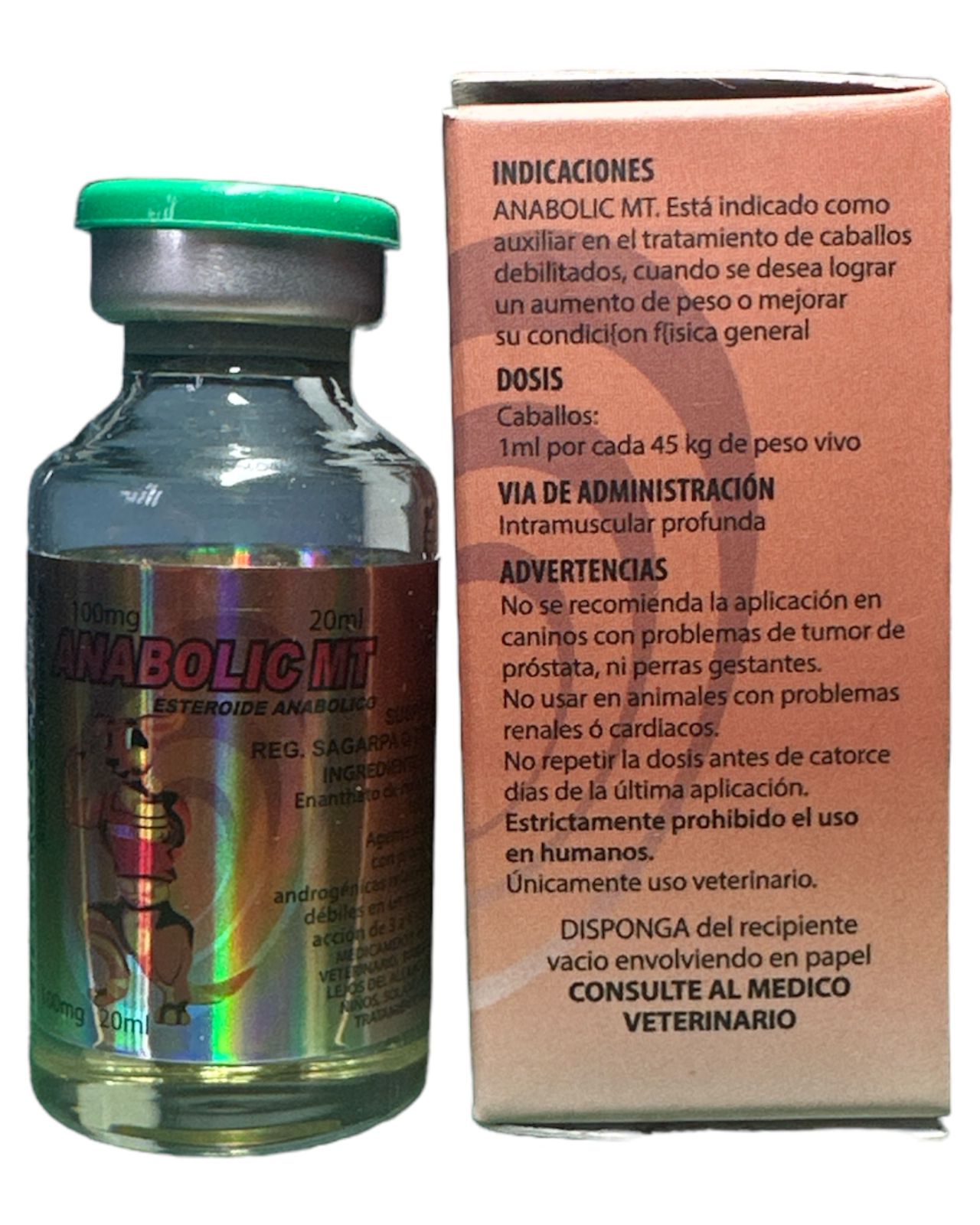 Metenolona 100 - 20 mL - Insumos Agropecuarios Hdez Leal